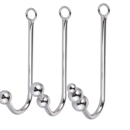 Anal Hooks Beaded 5334 Cuffs Anal Elegant Hook with Collar and 0306